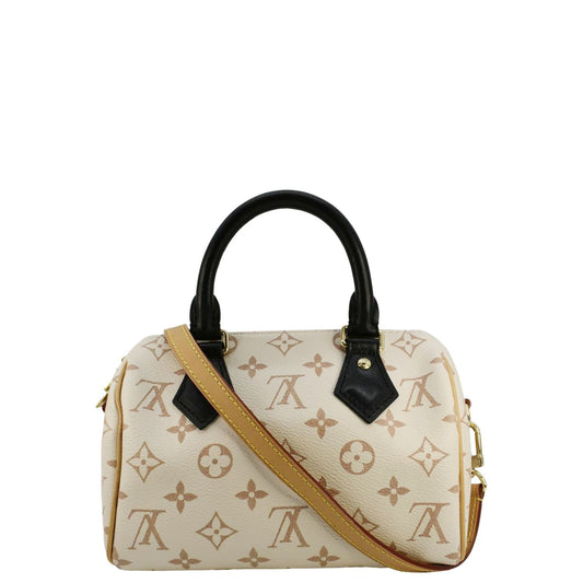 LOUIS VUITTON 20 Bandouliere Monogram Dune Canvas Crossbody Bag Sand