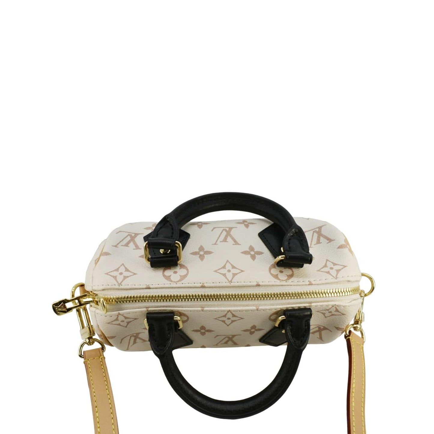 LOUIS VUITTON 20 Bandouliere Monogram Dune Canvas Crossbody Bag Sand