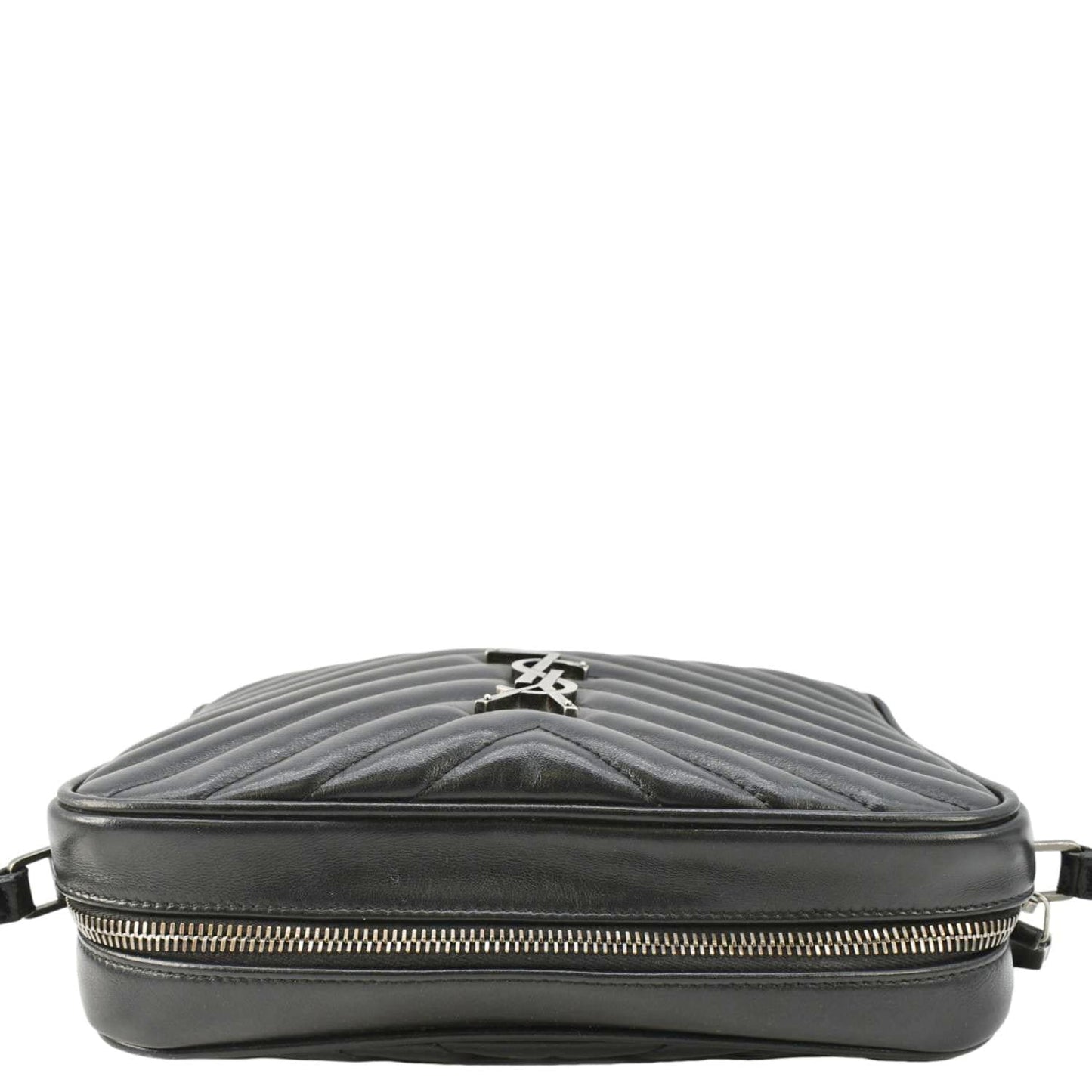 Saint Laurent Lou Leather Black Crossbody Style 35
