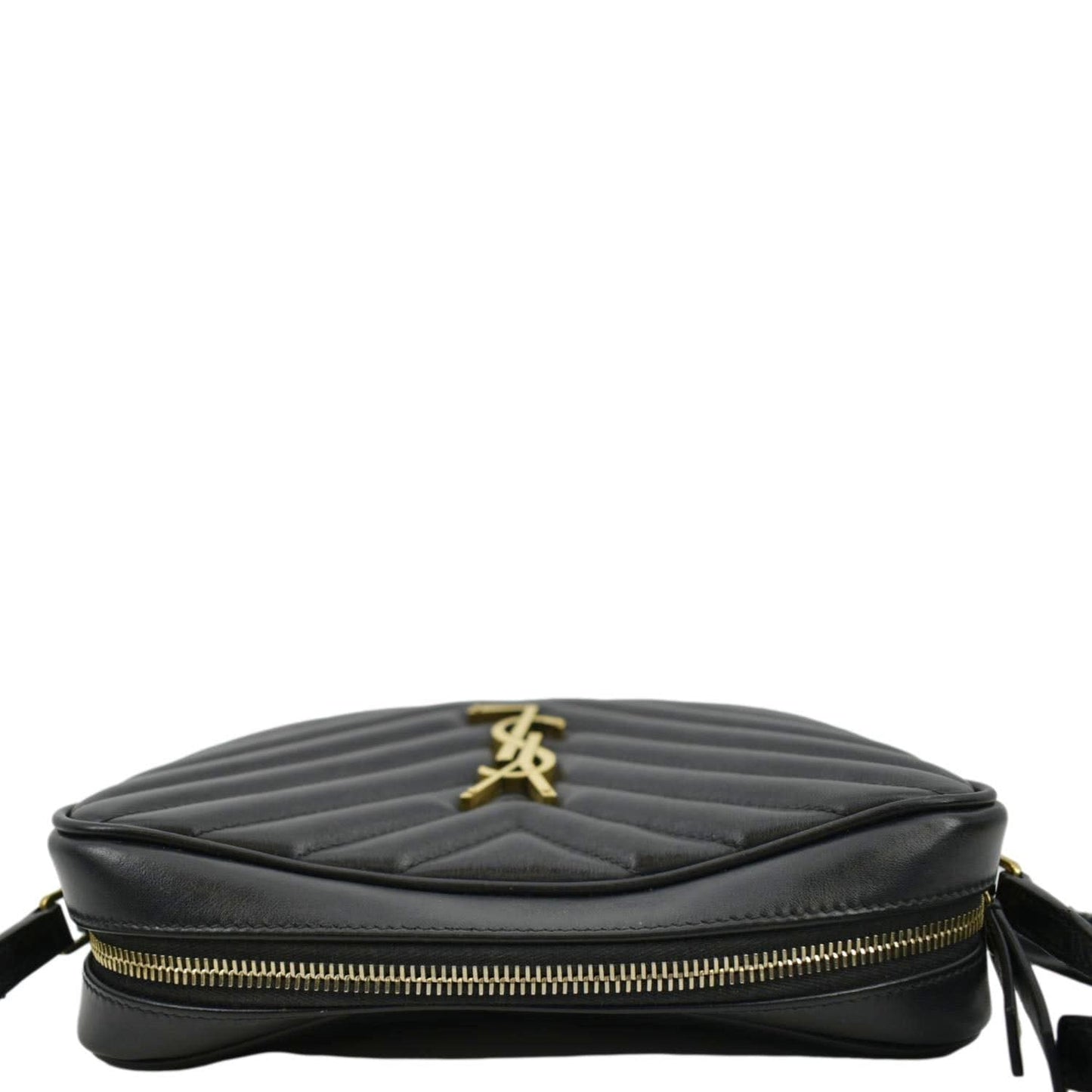 Saint Laurent Lou Leather Black Crossbody Style 27