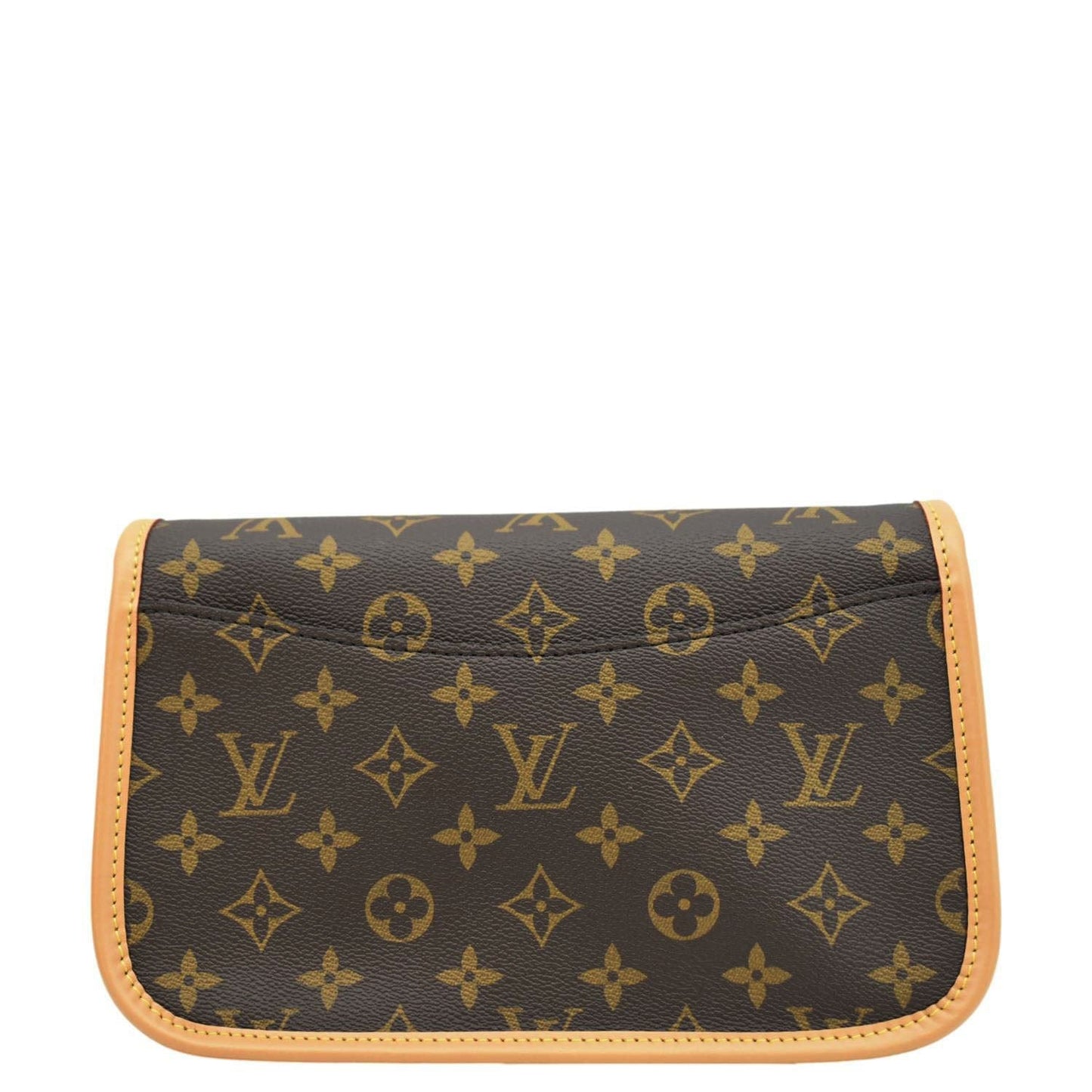 LOUIS VUITTON Diane Monogram Canvas Shoulder Bag Brown