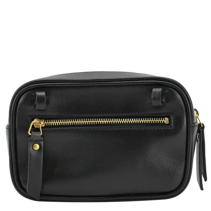 Saint Laurent Lou Leather Black Crossbody Style 32