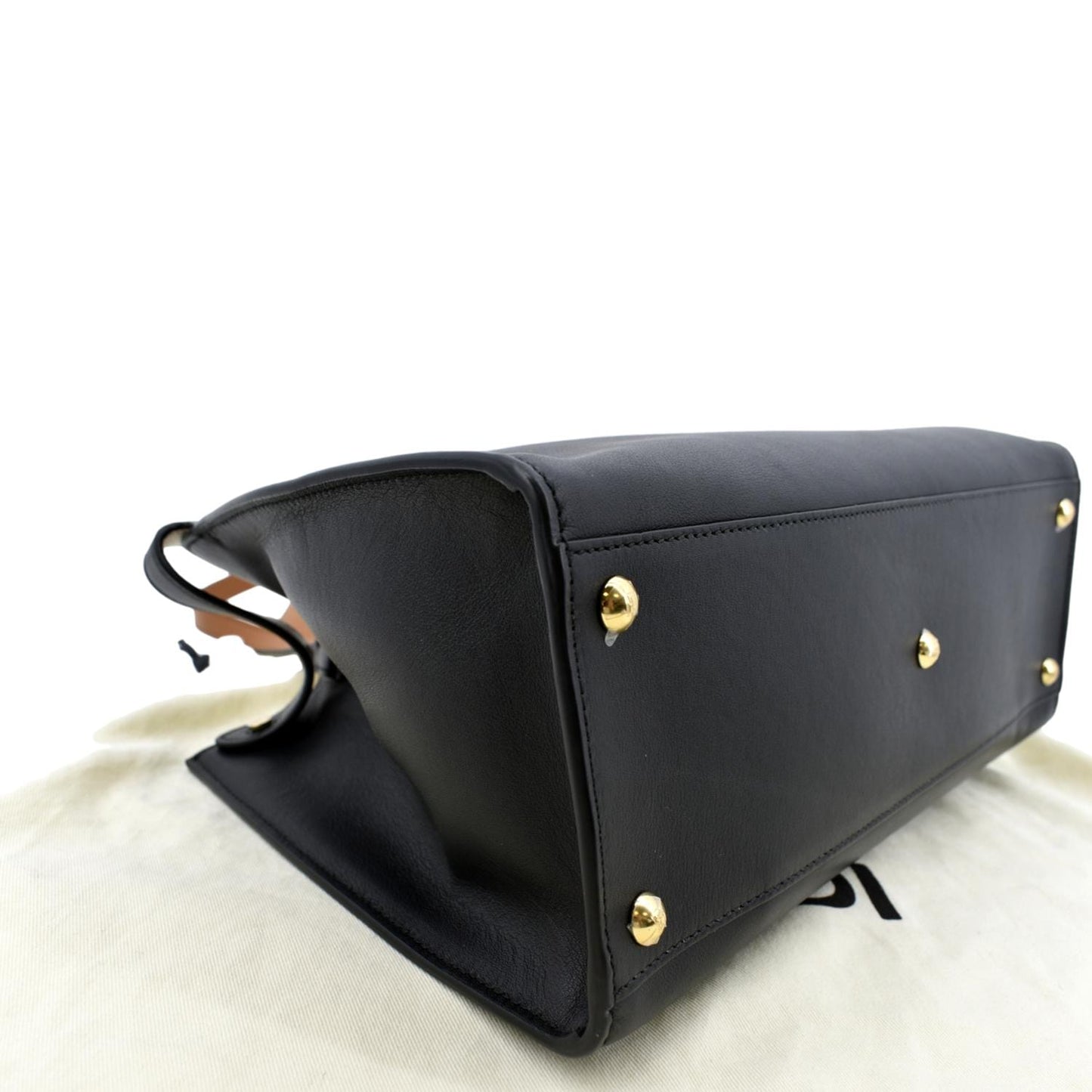 Fendi Sunshine Leather Red Tote Bag Style 19