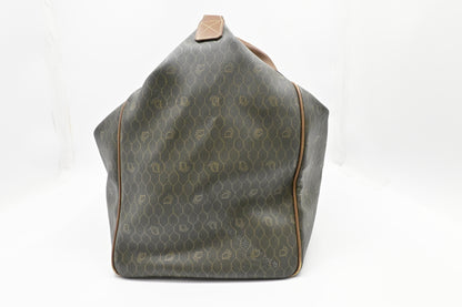Dior Large Travel Bag in Dark Green Honeycomb Canvas