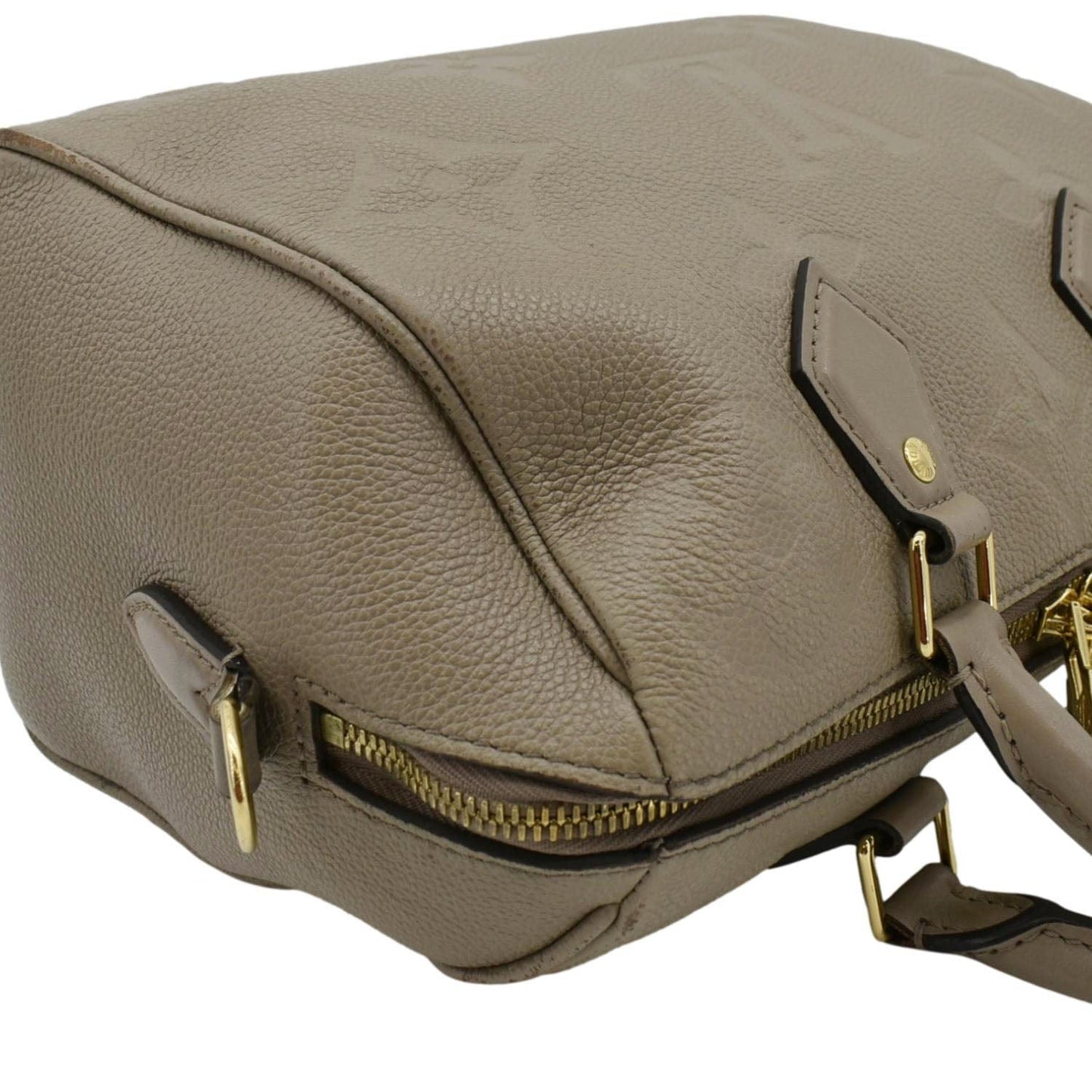 LOUIS VUITTON 25 Bandouliere Monogram Empreinte Shoulder Bag Beige