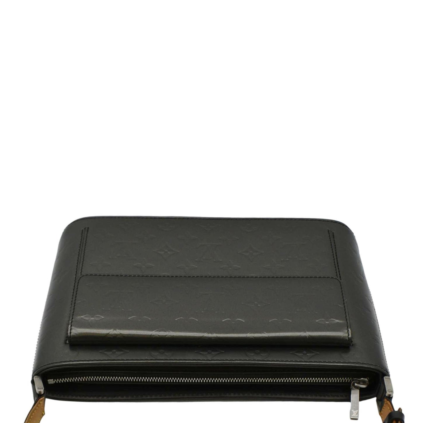 LOUIS VUITTON Alston Monogram Mat Shoulder Bag Black