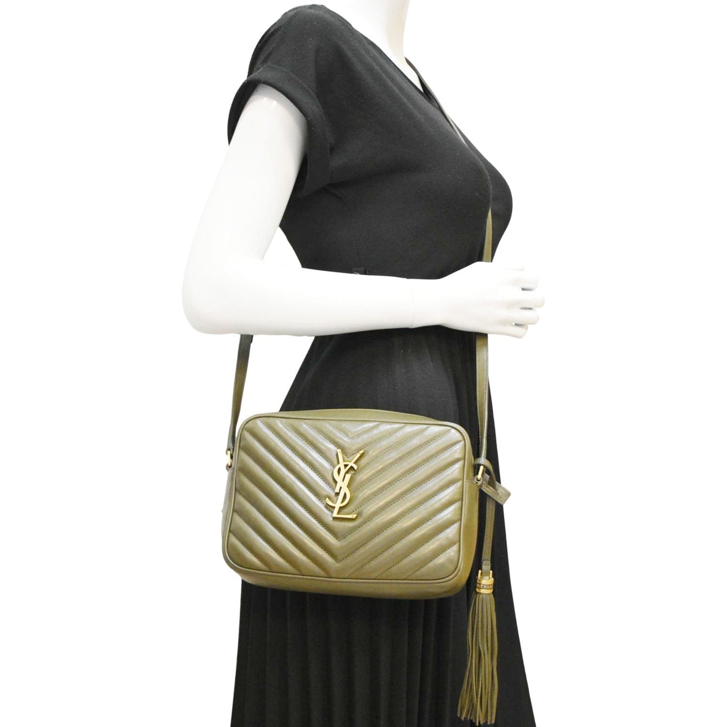 Saint Laurent Lou Leather Red Crossbody Style 13