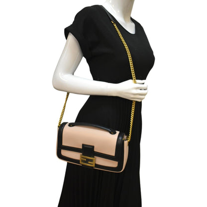 Fendi Baguette Leather Red Shoulder Bag Style 102