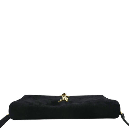 Saint Laurent Kate Suede Black Crossbody