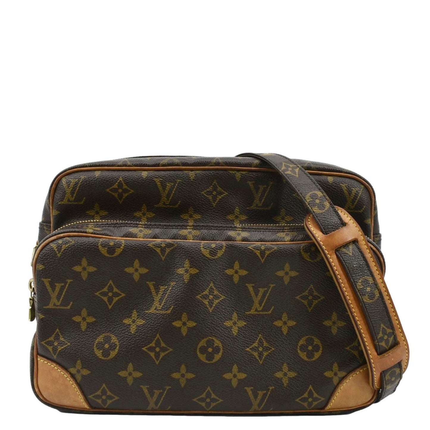 LOUIS VUITTON Nile Monogram Canvas Crossbody Shoulder Bag