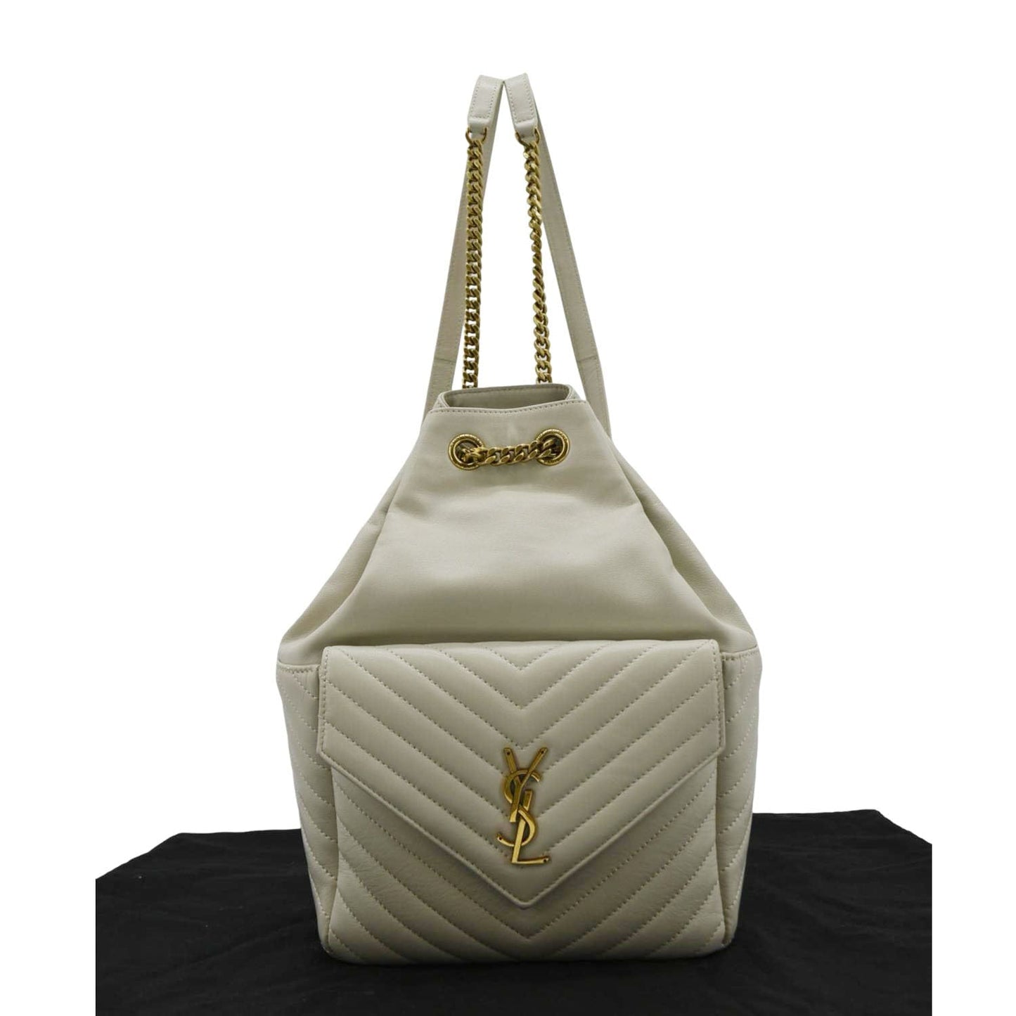 Saint Laurent Leather White Backpack