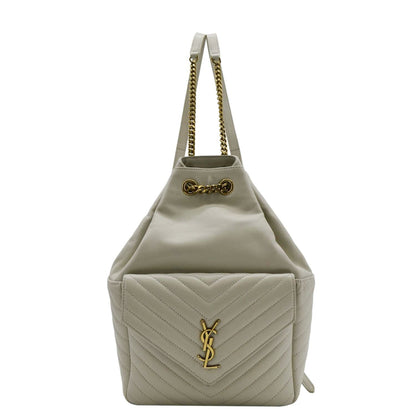 Saint Laurent Leather White Backpack