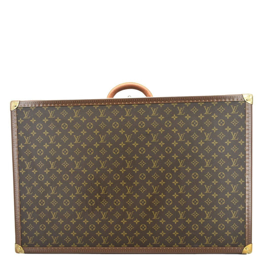 LOUIS VUITTON Bisten 75 Monogram Canvas Travel Suitcase Bag Brown