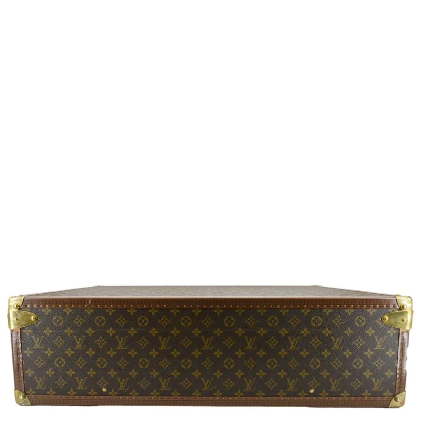 LOUIS VUITTON Bisten 75 Monogram Canvas Travel Suitcase Bag Brown