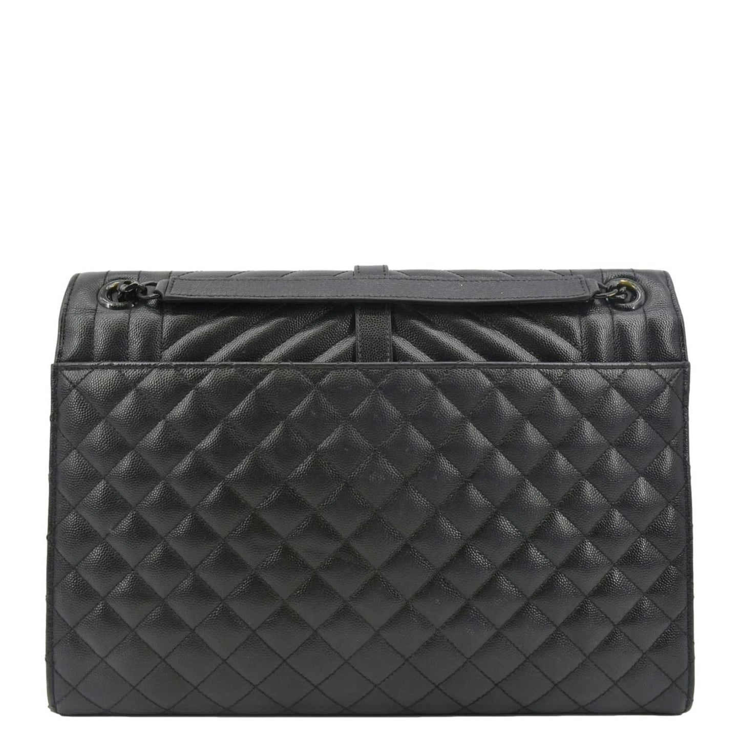 Saint Laurent Envelope Leather Black Shoulder Bag Style 20