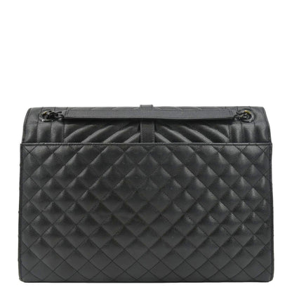 Saint Laurent Envelope Leather Black Shoulder Bag Style 20