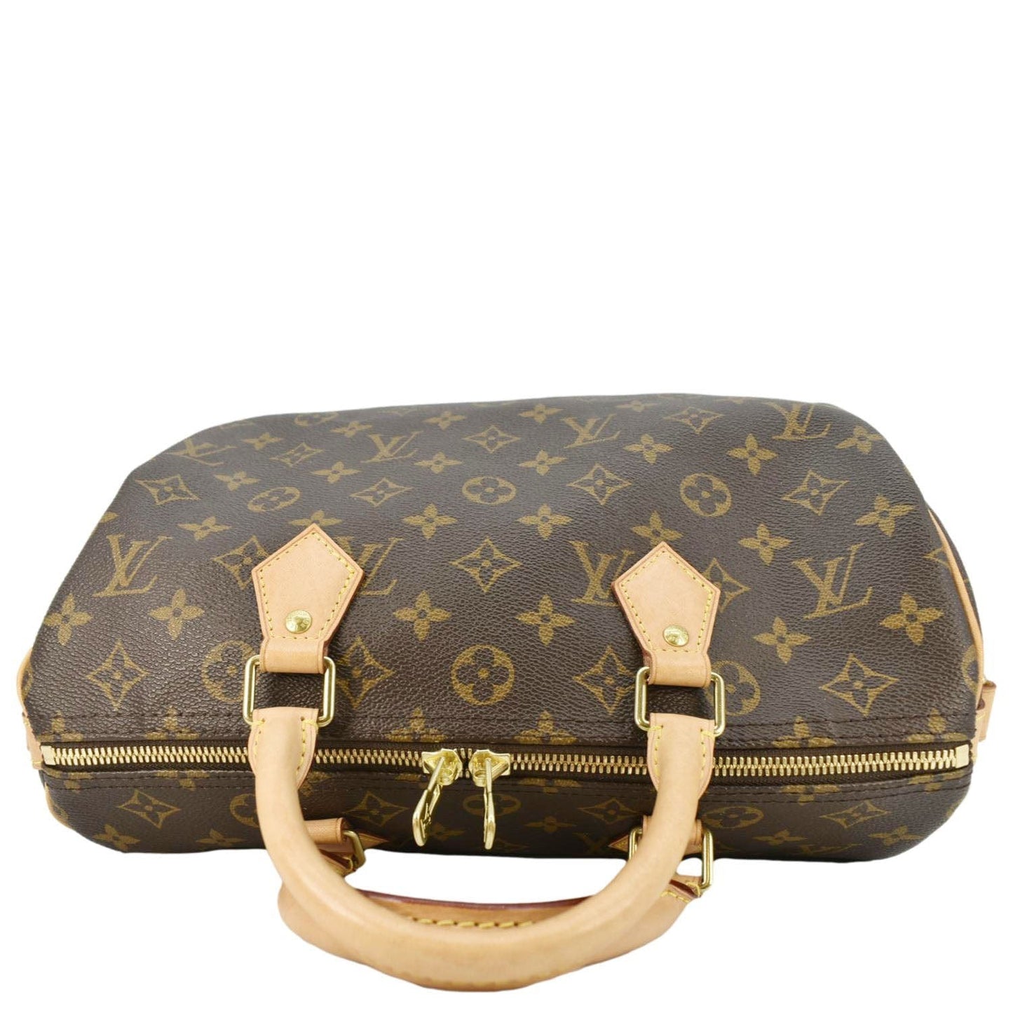 LOUIS VUITTON 30 Bandouliere Monogram Canvas Crossbody Bag Brown