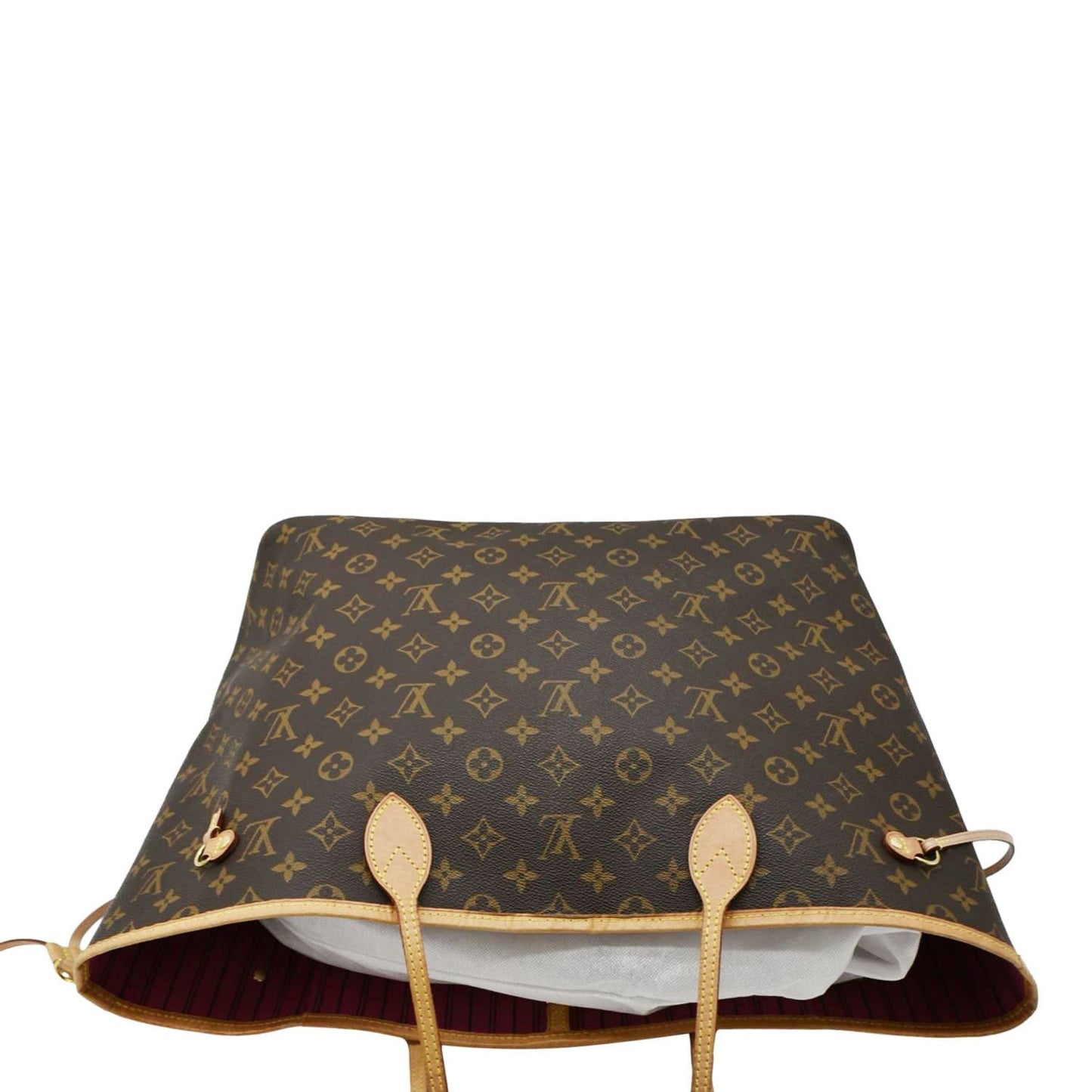 LOUIS VUITTON Neverfull GM Monogram Canvas Shoulder Bag Fuchsia
