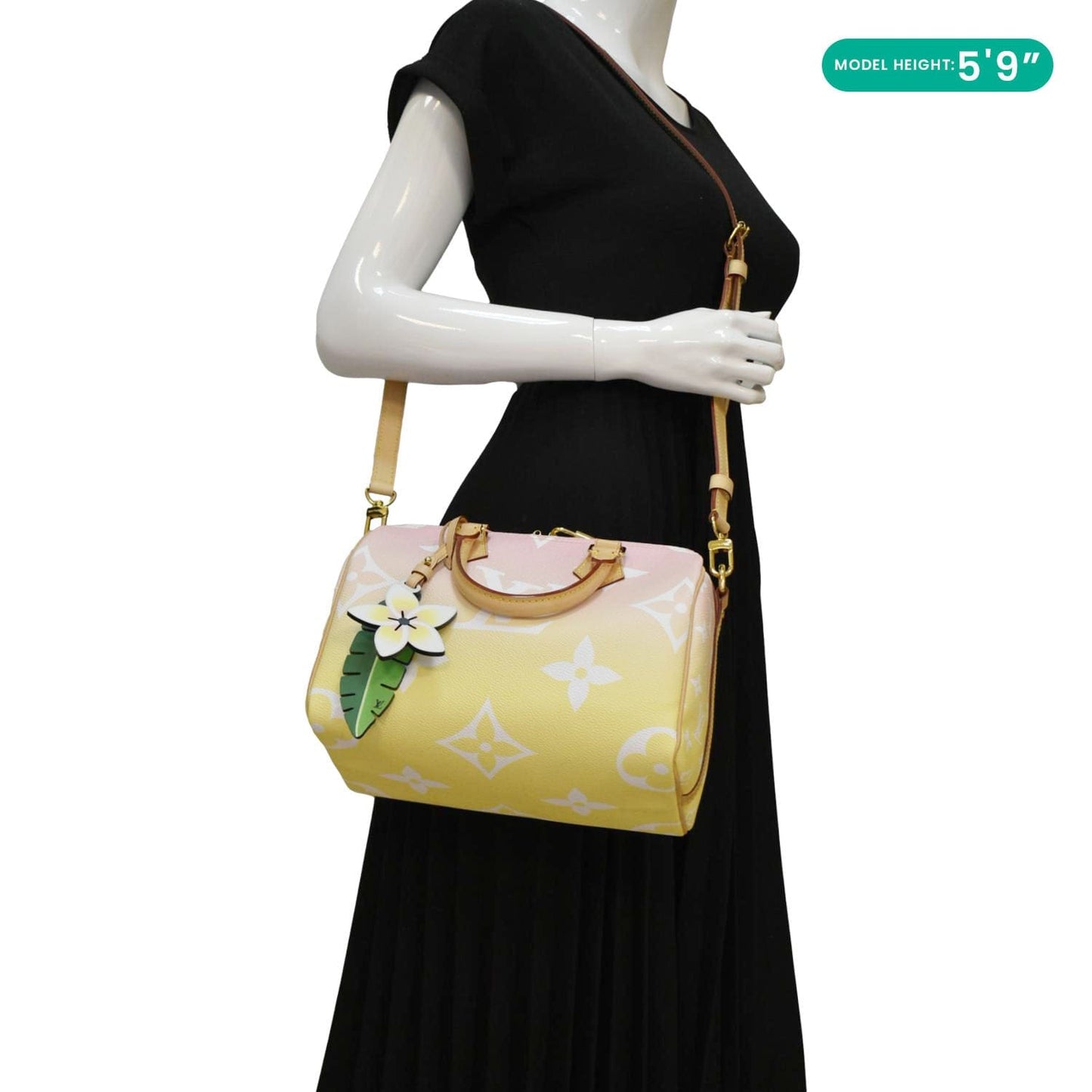 LOUIS VUITTON Bandouliere 25 By The Pool Giant Monogram Shoulder Bag Multicolor