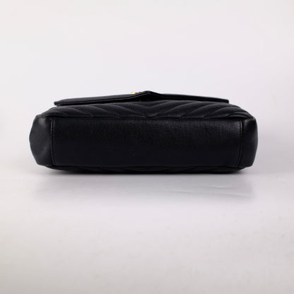 Saint Laurent Small College Black