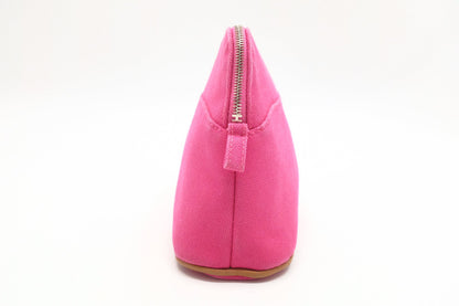 Hermes Mini Bolide Pouch In Pink Canvas