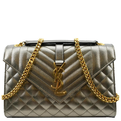 Saint Laurent Envelope Leather Red Shoulder Bag Style 7