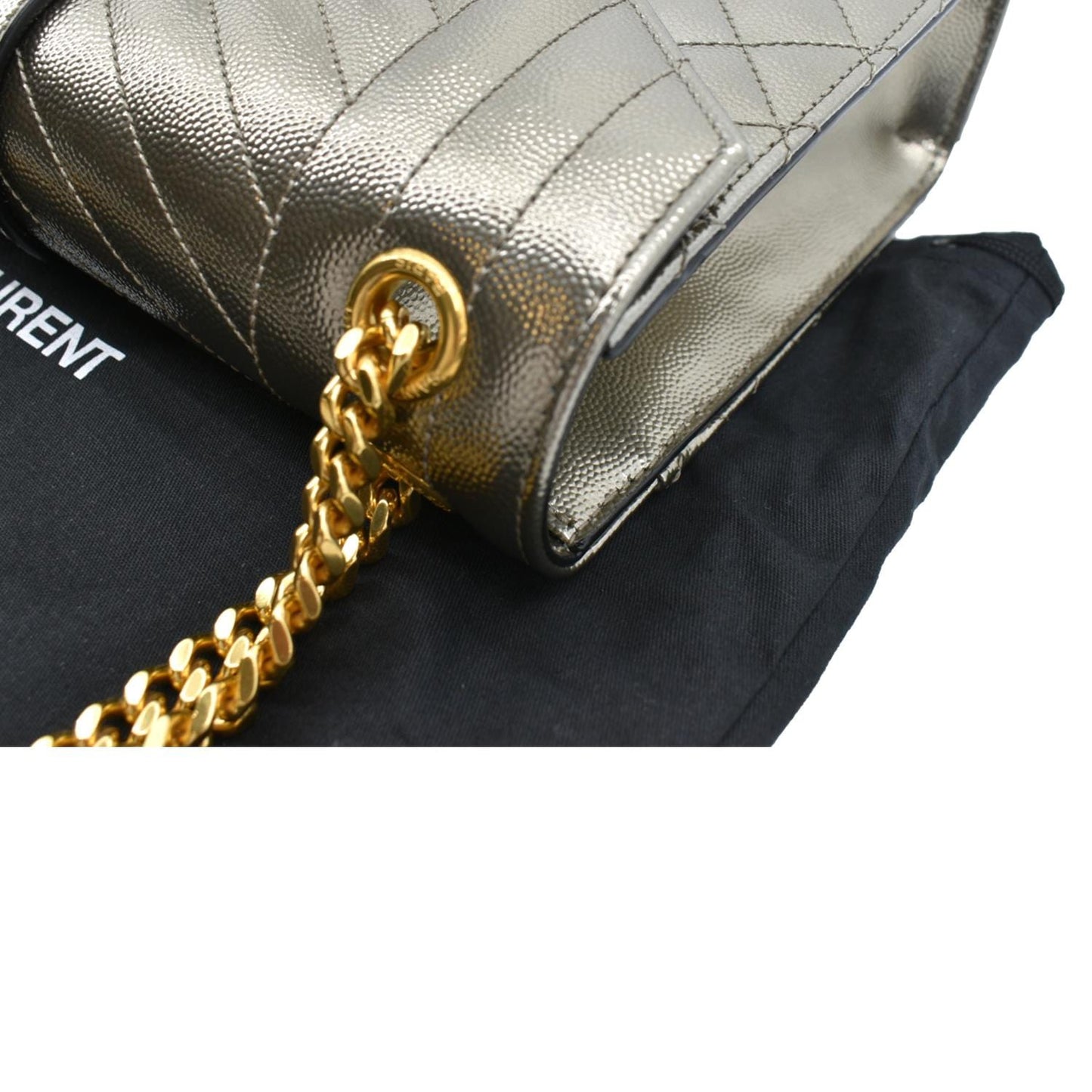 Saint Laurent Envelope Leather Red Shoulder Bag Style 7