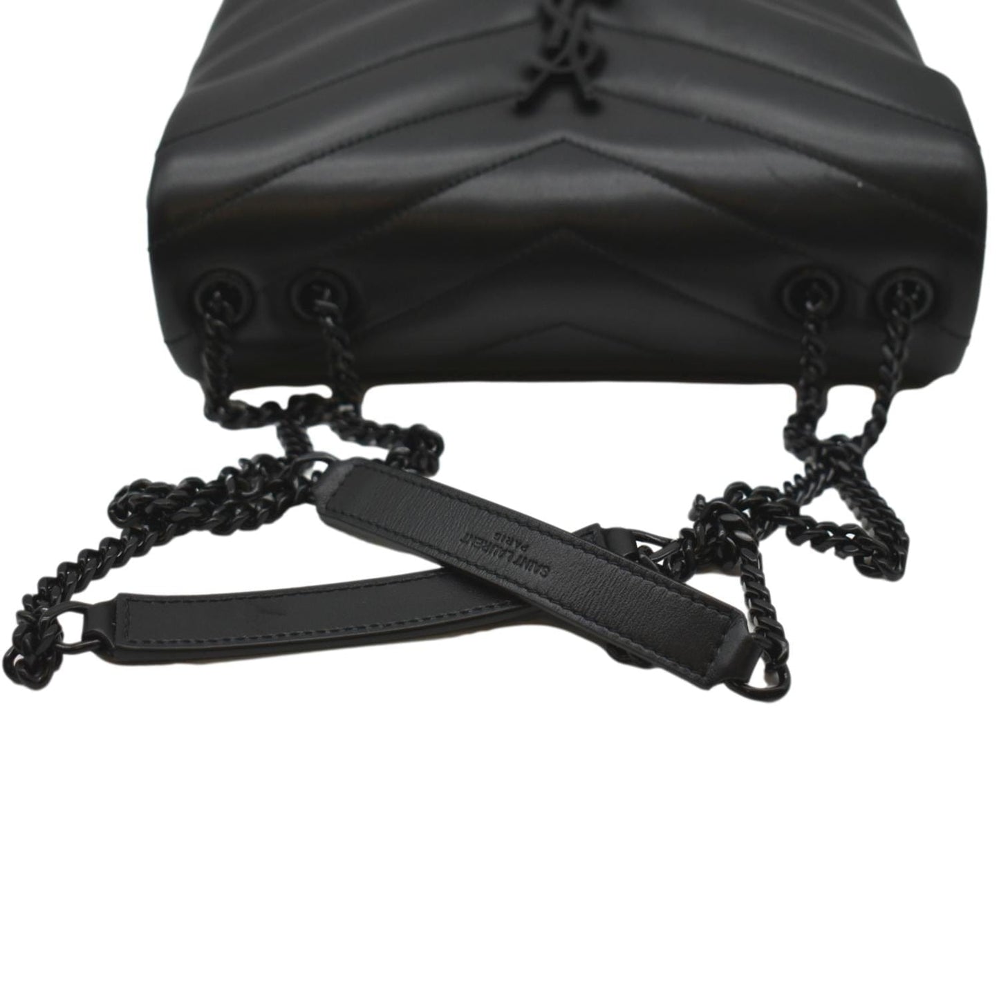 Saint Laurent Loulou Leather Black Shoulder Bag Style 5