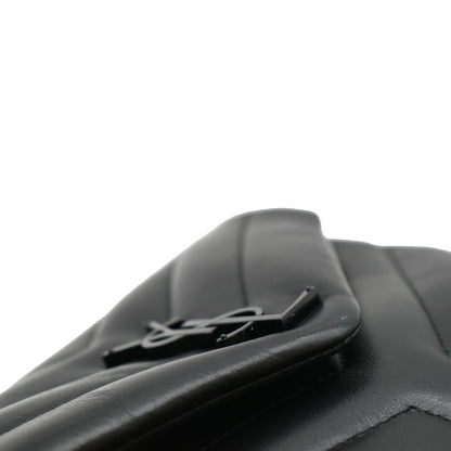 Saint Laurent Loulou Leather Black Shoulder Bag Style 5