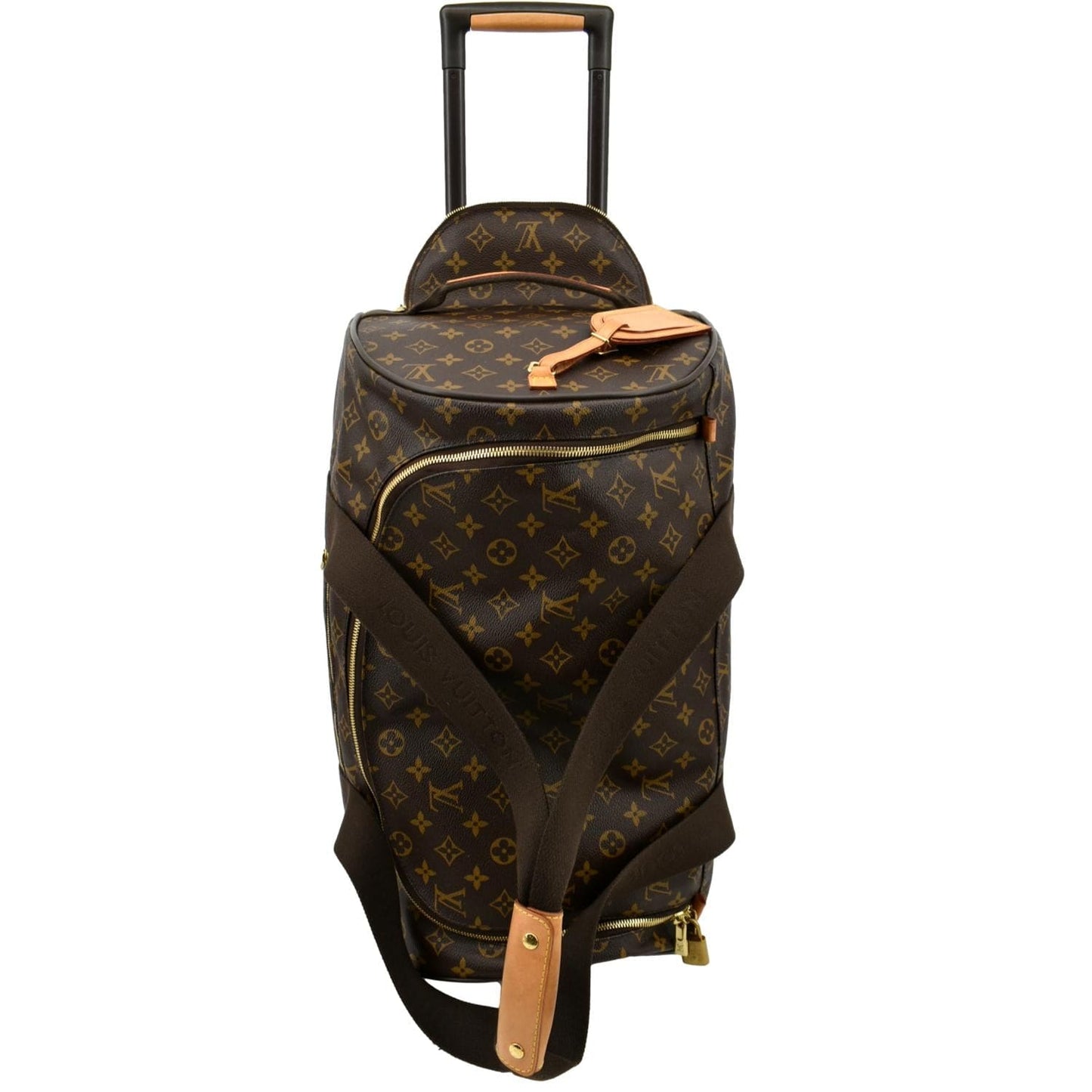 LOUIS VUITTON Neo Eole 55 Monogram Canvas Rolling Travel Bag Brown
