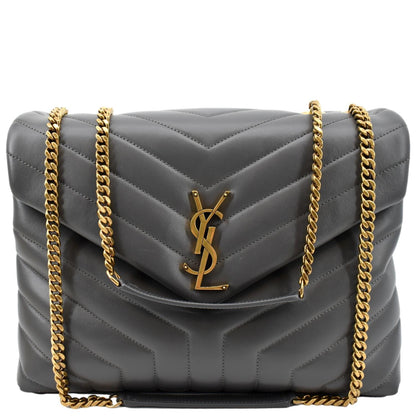 Saint Laurent Loulou Leather Red Shoulder Bag Style 5