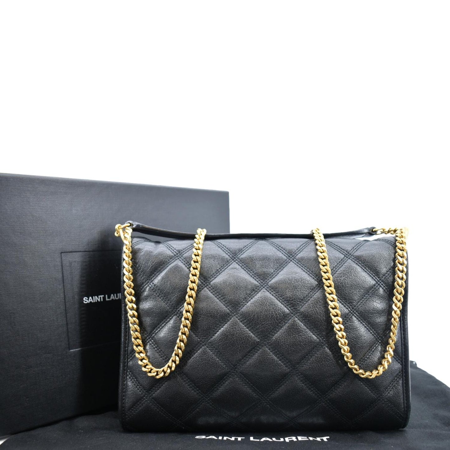 Saint Laurent Leather Black Shoulder Bag Style 4
