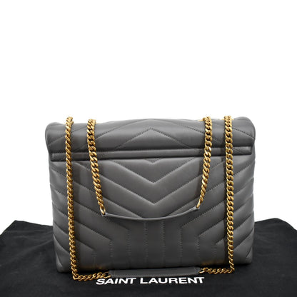 Saint Laurent Loulou Leather Red Shoulder Bag Style 5