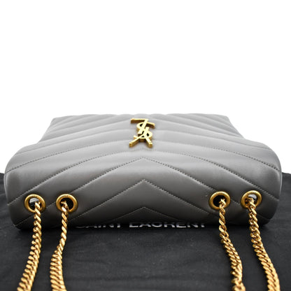 Saint Laurent Loulou Leather Red Shoulder Bag Style 5