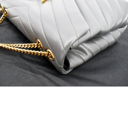 Saint Laurent Loulou Leather Red Shoulder Bag Style 5