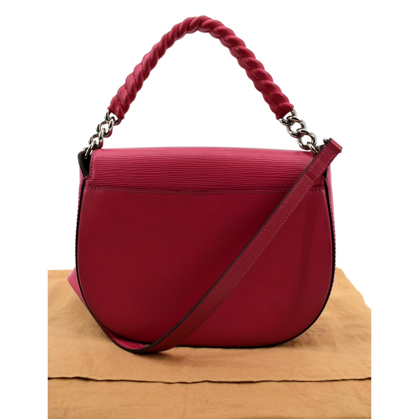 LOUIS VUITTON Luna Epi Leather Crossbody Bag Pink