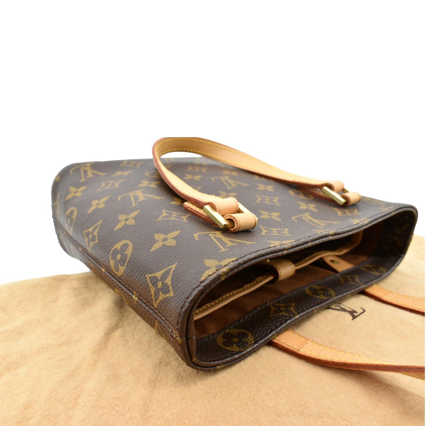 LOUIS VUITTON Vavin PM Monogram Canvas Tote Handbag Brown
