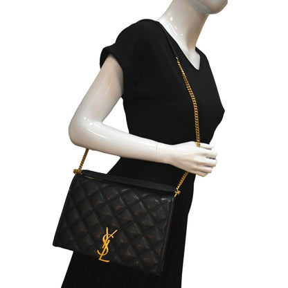 Saint Laurent Leather Black Shoulder Bag Style 4