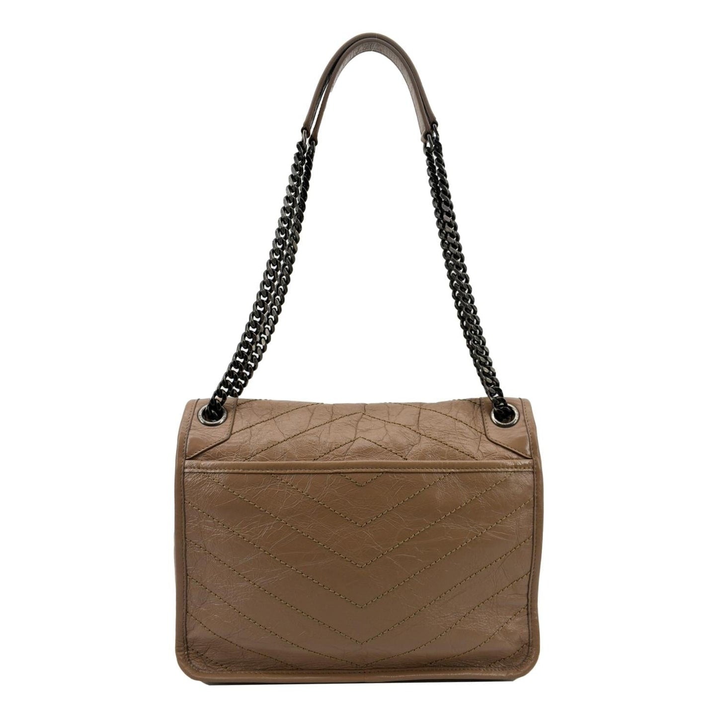 Saint Laurent Niki Leather Brown Crossbody