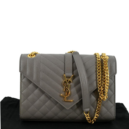 Saint Laurent Envelope Leather Red Crossbody Leather