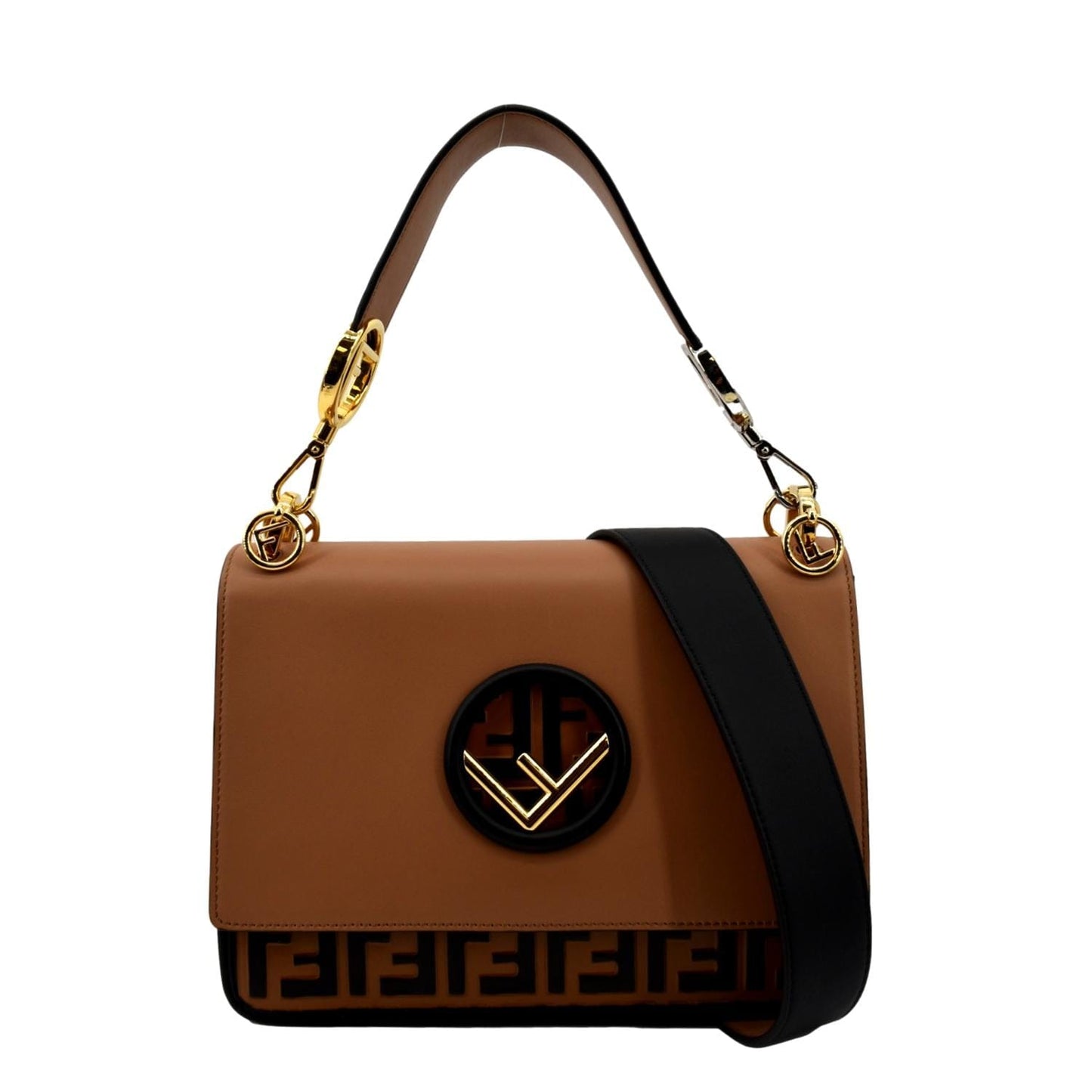 Fendi Kan I Leather Red Shoulder Bag Style 4