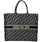 CHRISTIAN DIOR Large Book Oblique Embroidered Canvas Tote Bag Multicolor - Hot Deals