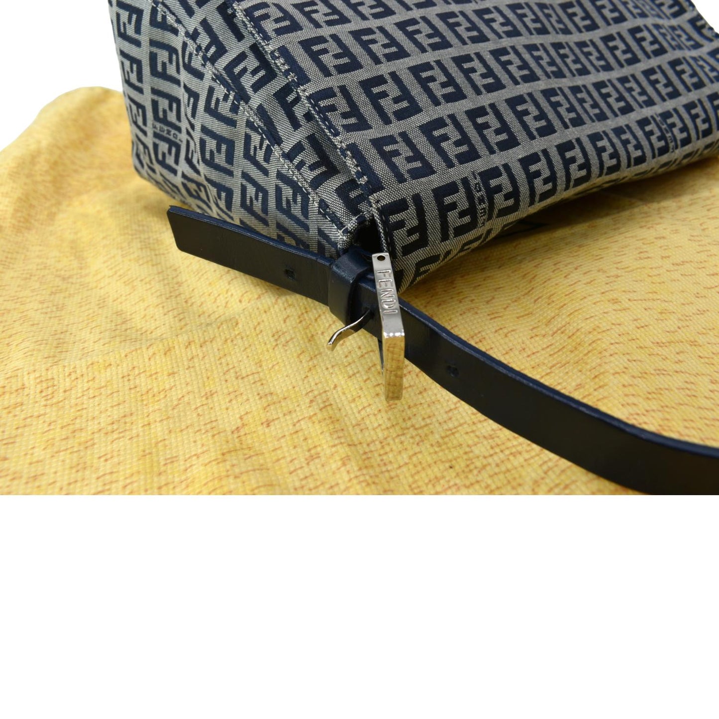 Fendi Kan I Leather Brown Crossbody Leather