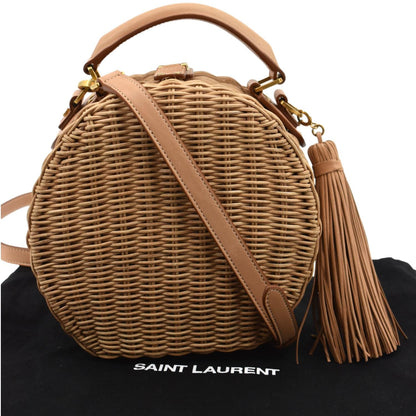 Saint Laurent Leather Beige Crossbody