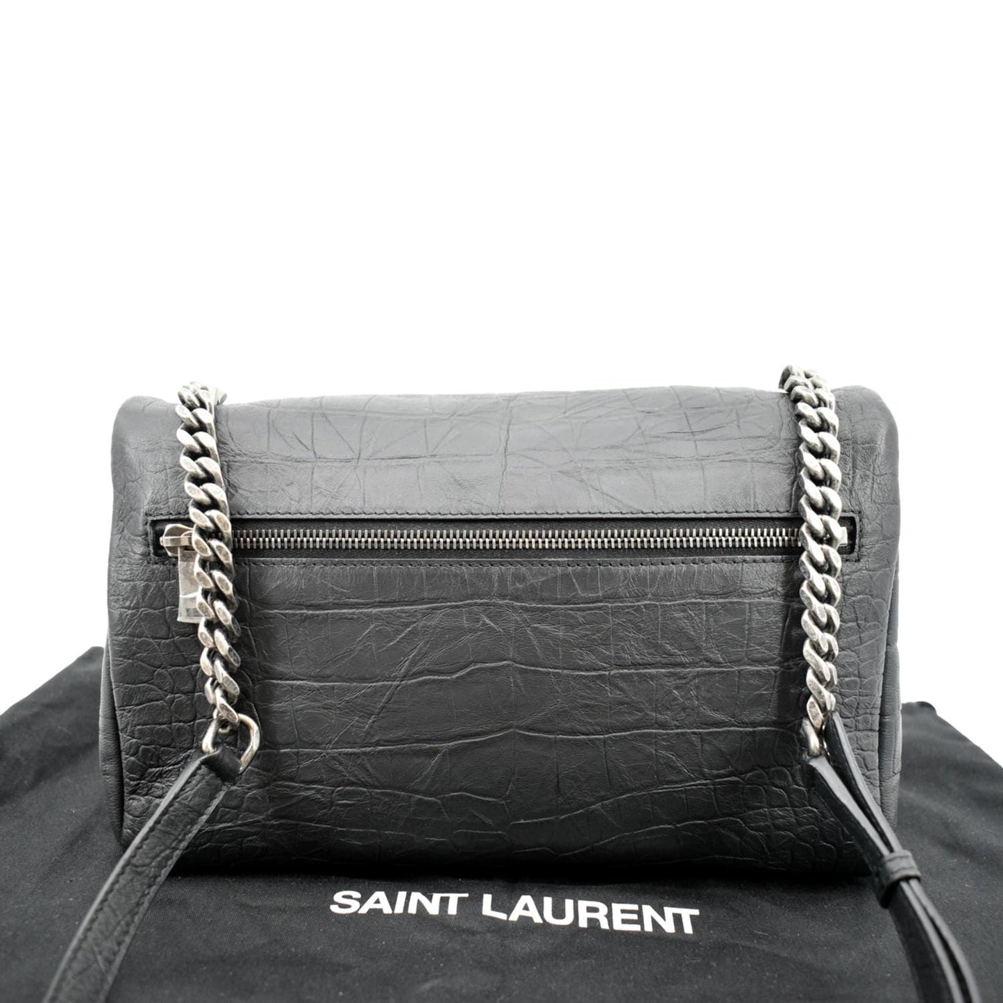 Saint Laurent Luxury Leather Black Crossbody Style 2