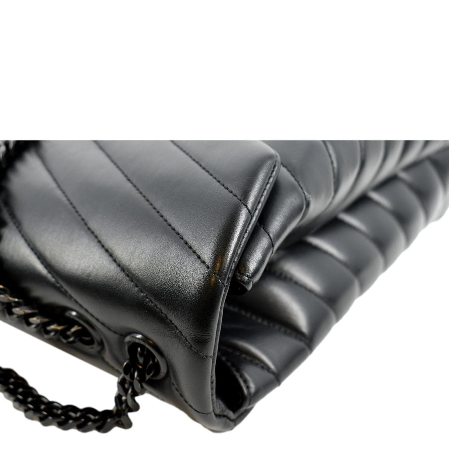 Saint Laurent Loulou Leather Black Shoulder Bag Style 6