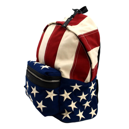 Saint Laurent Canvas Red Backpack Canvas