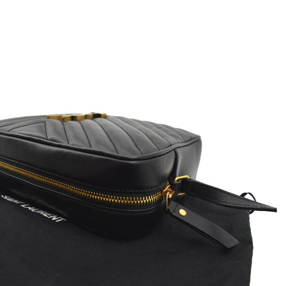 Saint Laurent Lou Leather Black Crossbody Style 16