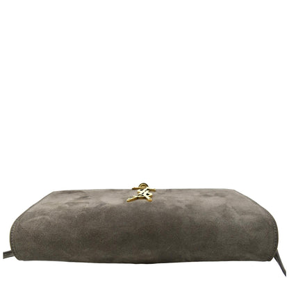 Saint Laurent Kate Suede Brown Shoulder Bag
