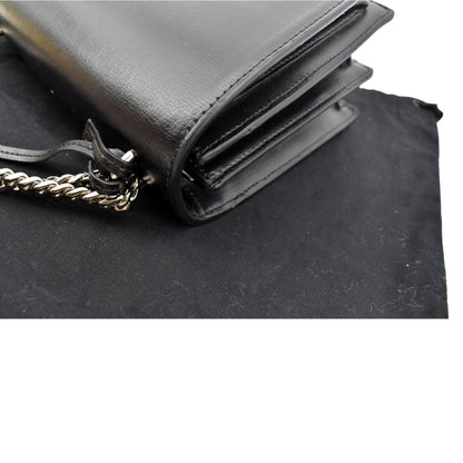 Saint Laurent Sunset Leather Black Shoulder Bag Style 3